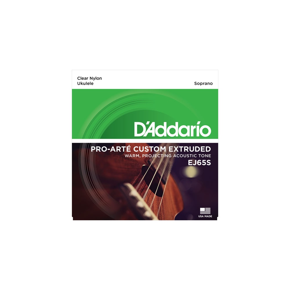 soprano DAddario EJ65S Pro-Art/é Custom Extruded Nylon Cuerdas para ukelele